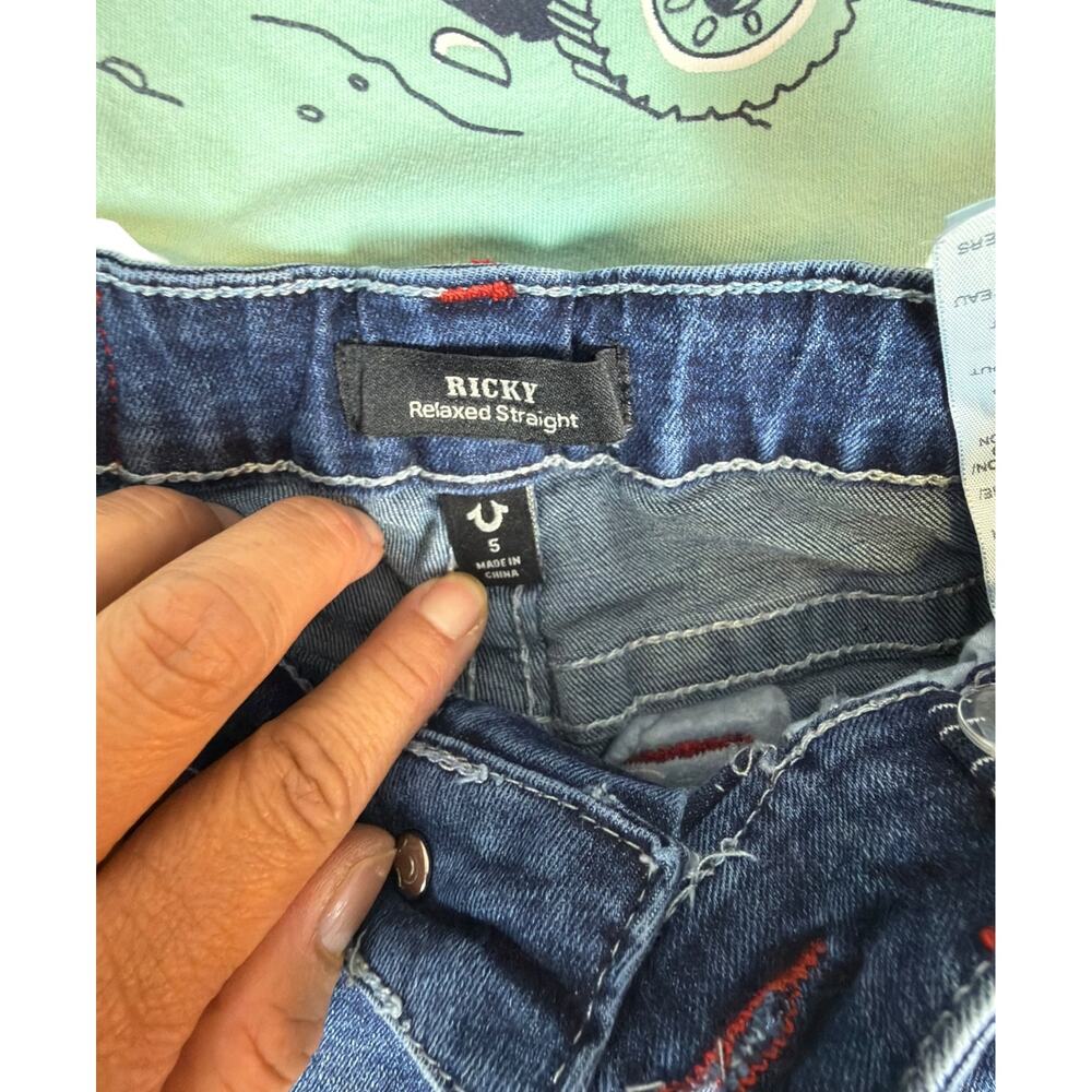 Boys Clothing Bundle 2 Tops + GAP Jeans Size 4T - Picture 5 of 7